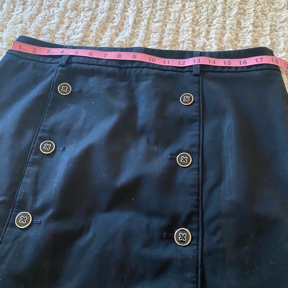 WHBM 3 piece woman’s suit, jacket, skirt, belt, both  fully lined.  Size 14 - Picture 7 of 10